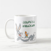 BUGS BUNNY™ Liggend terwijl hij wortel eet Koffiemok (Links)