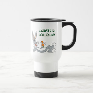 BUGS BUNNY™ Liggend terwijl hij wortel eet Reisbeker