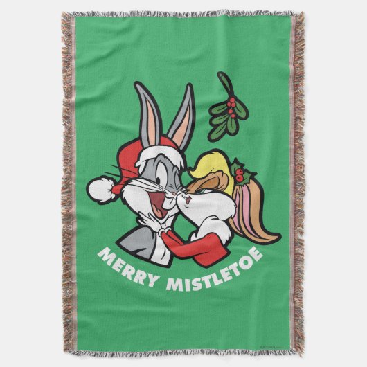 BUGS BUNNY™ & Lola "Merry Mistletoe" Deken (Voorkant Verticaal)