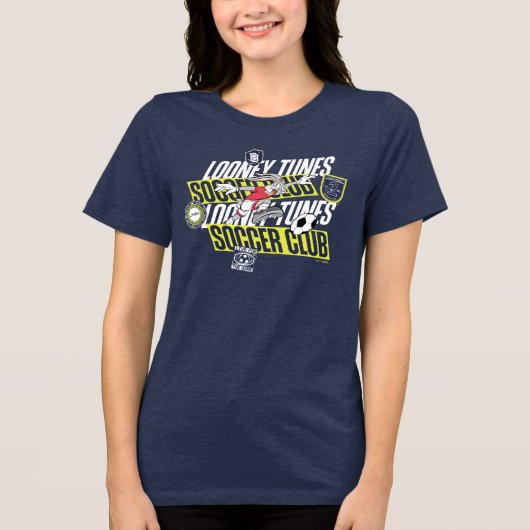 BUGS BUNNY™ LOONEY TUNES™ Soccer Club Tri-Blend Shirt (Voorkant)