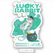BUGS BUNNY™ Lucky Rabbit Sticker (Voorkant)