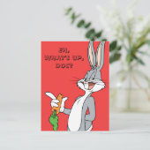 BUGS BUNNY™ met wortel Briefkaart (Staand voorkant)