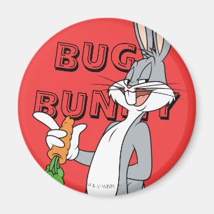 BUGS BUNNY™ met wortel Magneet