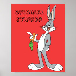 BUGS BUNNY™ met wortel Poster