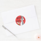 BUGS BUNNY™ met wortel Ronde Sticker (Envelop)