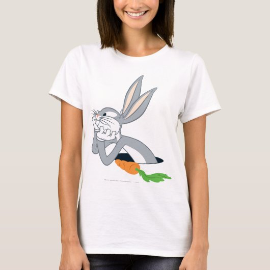 BUGS BUNNY™ met wortel T-shirt (Voorkant)