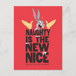 BUGS BUNNY™ "Naughty is the New Nice" Feestdagenkaart