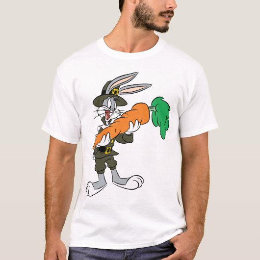 BUGS BUNNY™ Pilgrim Thanksgiving T-shirt (Voorkant)