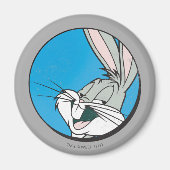 BUGS BUNNY™ Retro Blue Patch Magneet (Voorkant)