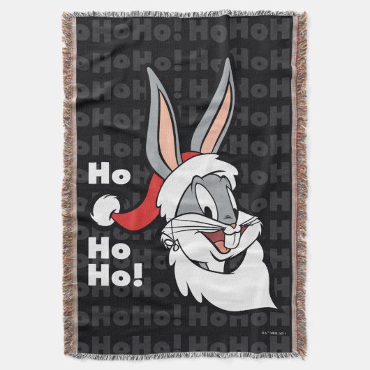 BUGS BUNNY™ Santa "Ho Ho Ho!" Deken (Voorkant Verticaal)
