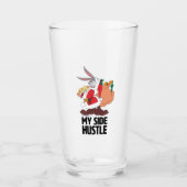 BUGS BUNNY™ Santa "My Side Hustle" Glas (Voorkant)