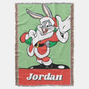 BUGS BUNNY™ Santa Waving Deken