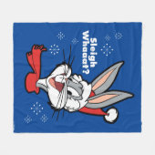 BUGS BUNNY™ "Sleigh Whaaat?" Fleece Deken (Voorkant (Horizontaal))