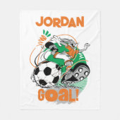 BUGS BUNNY™ Soccer Goal Fleece Deken (Voorkant)