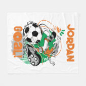 BUGS BUNNY™ Soccer Goal Fleece Deken (Voorkant (Horizontaal))