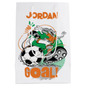 BUGS BUNNY™ Soccer Goal Medium Cadeauzakje (Achterkant)