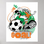 BUGS BUNNY™ Soccer Goal Poster (Voorkant)
