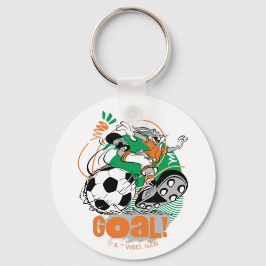 BUGS BUNNY™ Soccer Goal Sleutelhanger (Voorkant)
