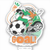 BUGS BUNNY™ Soccer Goal Sticker (Voorkant)