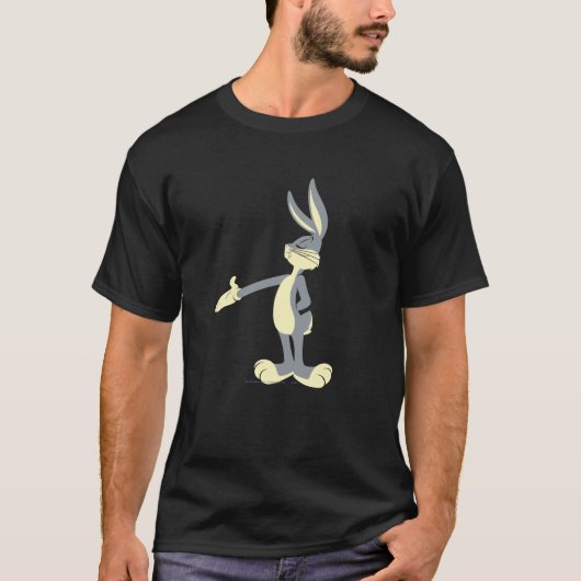 BUGS BUNNY™ staande illustratie T-shirt (Voorkant)