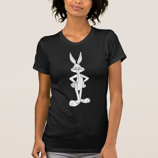 BUGS BUNNY™ staande schets T-shirt (Voorkant)