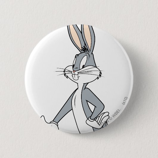 BUGS BUNNY™ Standing 3 Ronde Button 5,7 Cm (Voorkant)