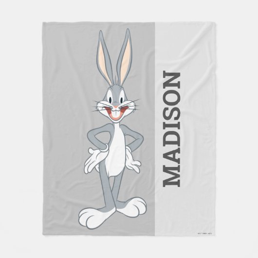BUGS BUNNY™ Standing Fleece Deken (Voorkant)