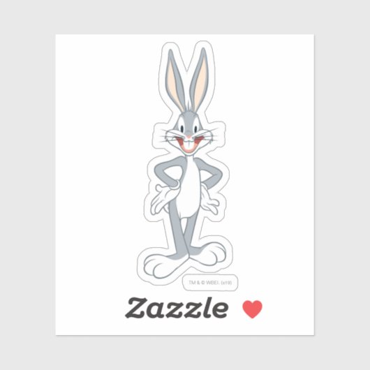 BUGS BUNNY™ Standing Sticker (Vel)