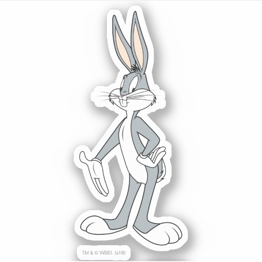 BUGS BUNNY™ Standing Sticker (Voorkant)
