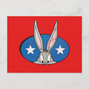 BUGS BUNNY™ Stars Badge Briefkaart