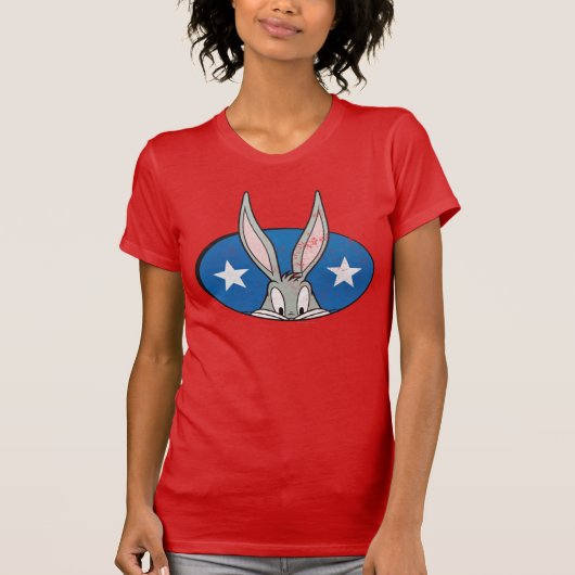 BUGS BUNNY™ Stars Badge T-shirt (Voorkant)