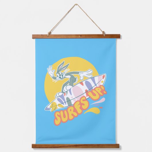 BUGS BUNNY™ - Surft omhoog! Hangend Wandkleed (Voorkant)