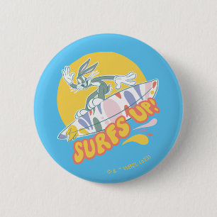 BUGS BUNNY™ - Surft omhoog! Ronde Button 5,7 Cm