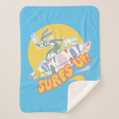 BUGS BUNNY™ - Surft omhoog! Sherpa Deken (Voorkant)