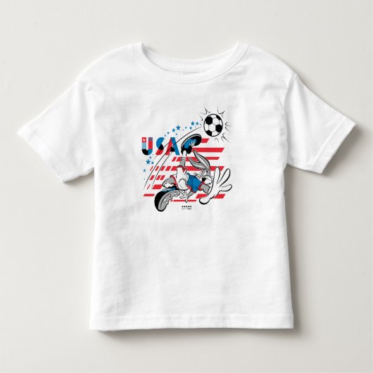 BUGS BUNNY™ Team USA Soccer Graphic Kinder Shirts (Voorkant)