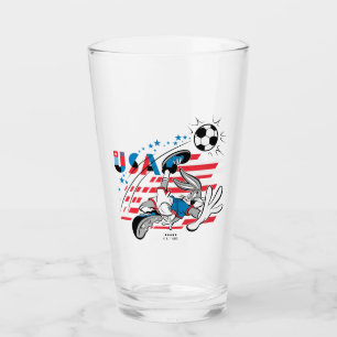 BUGS BUNNY™ Team USA Voetbal Grafisch Glas