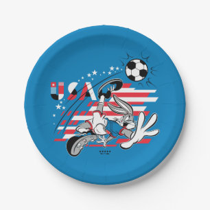 BUGS BUNNY™ Team USA Voetbal Grafisch Papieren Bordje