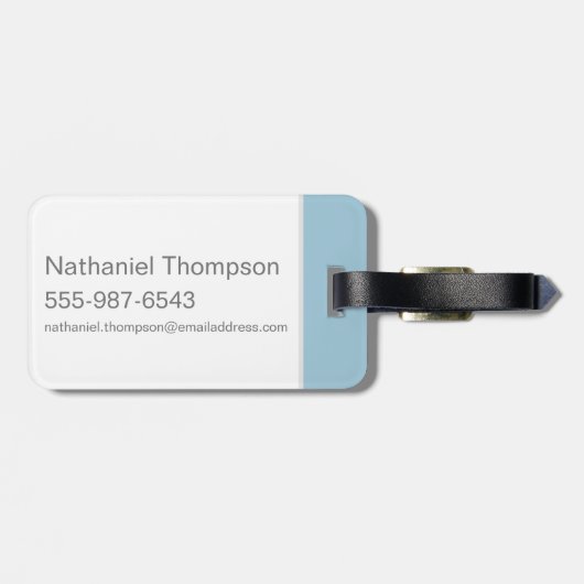 BUGS BUNNY™ Vakantie foto Bagagelabel (Achterkant horizontaal)