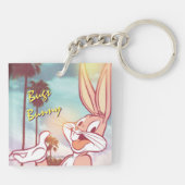 BUGS BUNNY™ Vakantie foto Sleutelhanger (Achterkant)