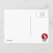 BUGS BUNNY™ via LOONEY TUNES™ Rings Briefkaart (Achterkant)