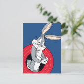BUGS BUNNY™ via LOONEY TUNES™ Rings Briefkaart (Staand voorkant)