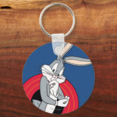 BUGS BUNNY™ via LOONEY TUNES™ Rings Sleutelhanger (Voorkant)