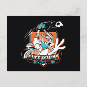BUGS BUNNY™ Voetbalclub Badge Briefkaart