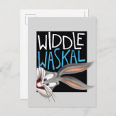 BUGS BUNNY™ - Waskal Briefkaart (Voorkant / Achterkant)