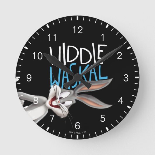 BUGS BUNNY™ - Waskal Ronde Klok (Voorkant)