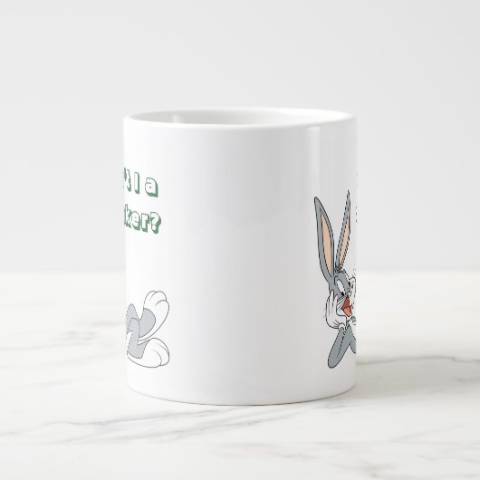 BUGS BUNNY™ Wit-neer Extra Grote Mok (Voorkant)