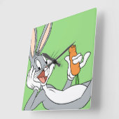 BUGS BUNNY™ Wit-neer Vierkante Klok (Hoek)