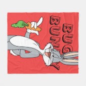 BUGS BUNNY™ With Carrot Fleece Deken (Voorkant (Horizontaal))