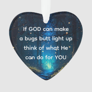 Bugs Butt Light Up Firefly Lightning bug Grappig Ornament