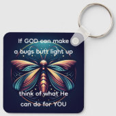 Bugs Butt Light Up Firefly Lightning bug Grappig Sleutelhanger (Achterkant)